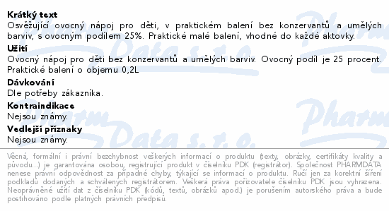 Relax jablko 200ml