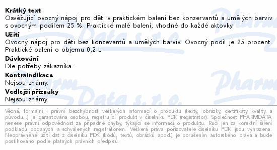 Relax pomeranč 200ml