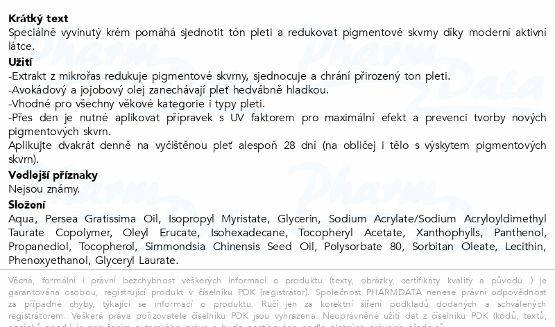 RYOR Depigmentační krém 50ml