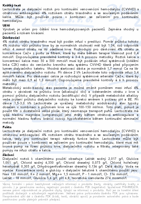 Lactocitrate 5000ml