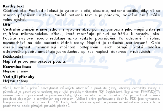 Fixopore S sterilní náplast ovál 6.5x9.5cm 50ks