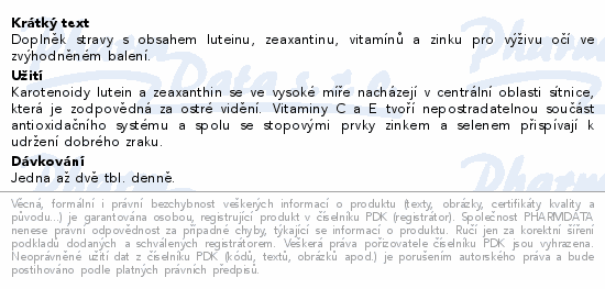 Bausch+Lomb Ocuvite LUTEIN forte tbl.60+30 ZDARMA