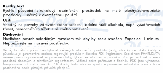 Meliseptol Rapid 1000ml Dezinfekční roztok Cent