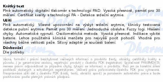 Microlife Tlakoměr BP 3AG1 dig.aut.zlatý+adaptér