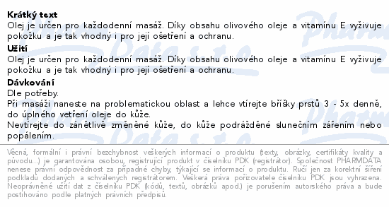 Alpa SportStar masážní olej základní 500ml