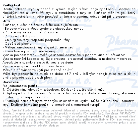 Exufiber krytí 2x45cm 5ks