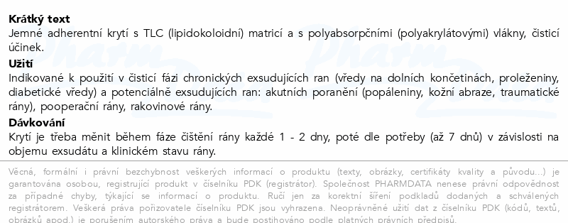 UrgoClean lipidokoloidní krytí 10x10cm 10ks