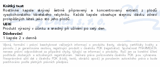 Himalyo Original Rakytník BIO cps.60