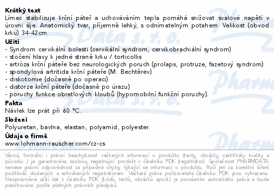Límec krční Cellacare Cervical classic 11cm vel.2