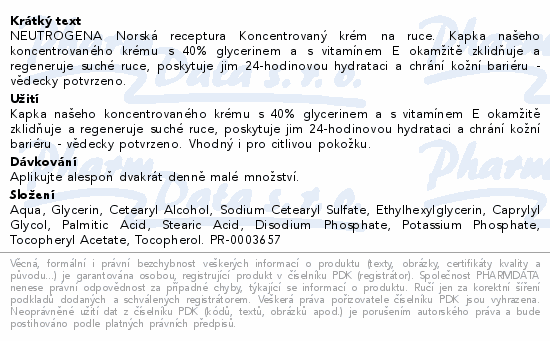 Neutrogena krém na ruce 75ml