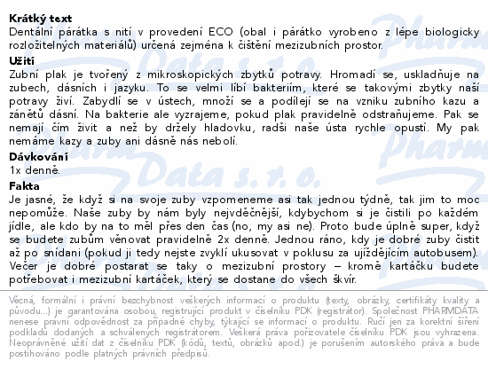 SOFTdent ECO dentální páratka 50ks