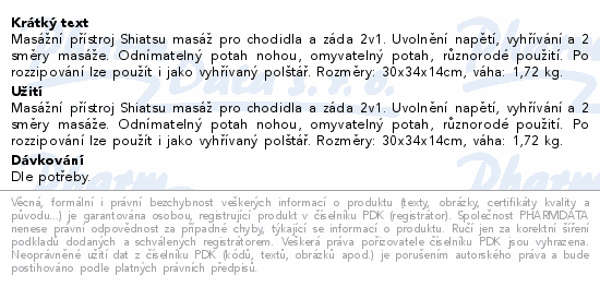 NAIPO Masážní přístroj pro chodidla MGF-1005