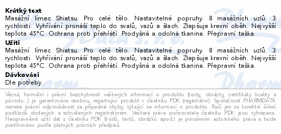 NAIPO Masážní límec oCuddle-C1
