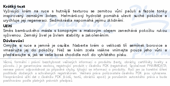 LEROS živel Země krém na ruce 50ml