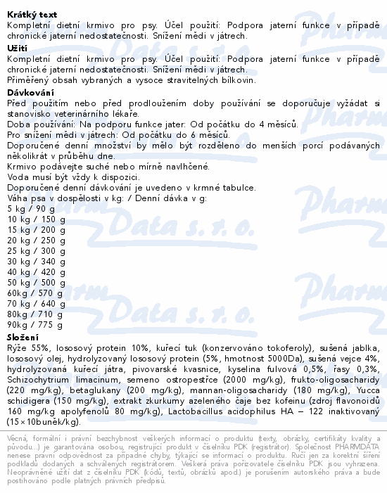 Calibra Veterinary Diets Dog Hepatic 2kg