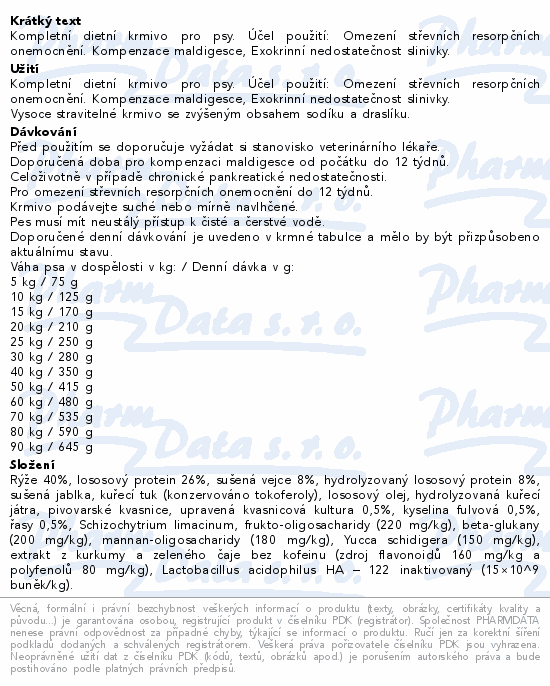 Calibra Veterinary Diets Dog Gastroint.&Pancr.2kg