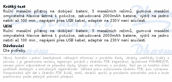 NAIPO Masážní přístroj MGPC-806P