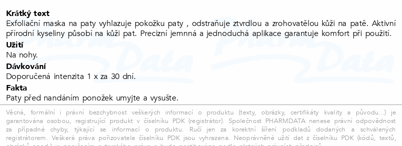 Lbiotica Exfoliační maska na paty 1pár