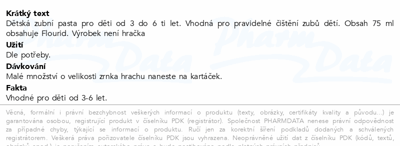 Mr.White Dětská zubní pasta SPIDERMAN 75ml