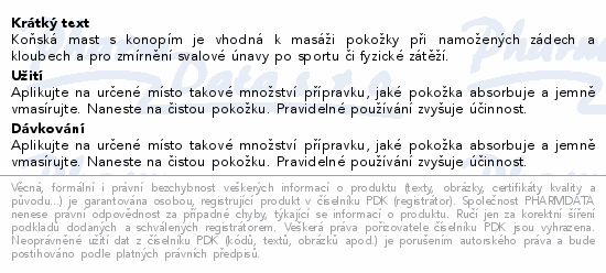 Swissmedicus Koňská mast s kon.chlad.roll on 90ml