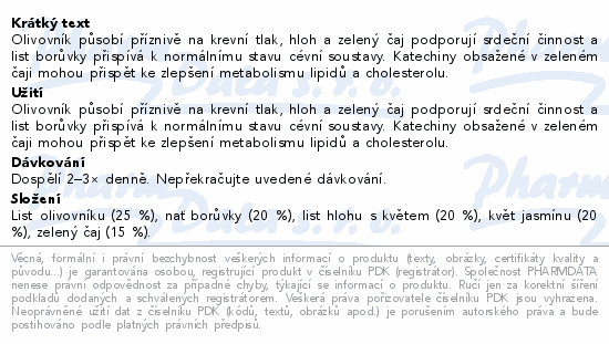 LEROS Krevní tlak čaj 20x1.5g