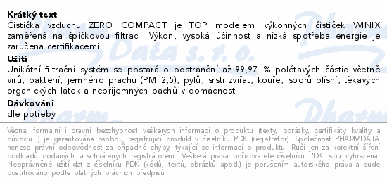 Winix Zero Compact čistička vzduchu
