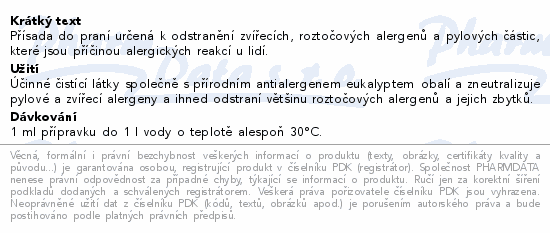 Bio-Life odstranovač alergenů Fabri Cleanse 300ml