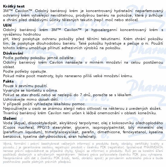 3M Cavilon Ochranný bariérový krém 92g