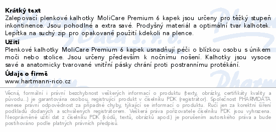 MoliCare Slip Inko.zalep.kalhotky 6k.vel.S 30ks