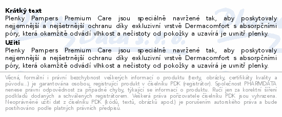 Pampers Premium Care 3 plenky 6-10kg 200ks