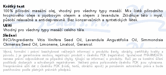 Kine-MAX RELAX Lavender Massage Oil 500ml