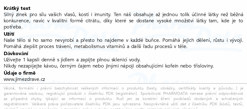 JZ Zinek forte cps. 90