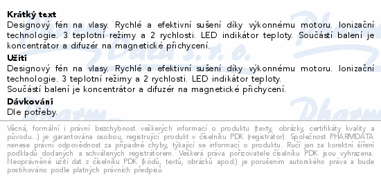 Laifen SWIFT SPECIAL fén na vlasy bílý