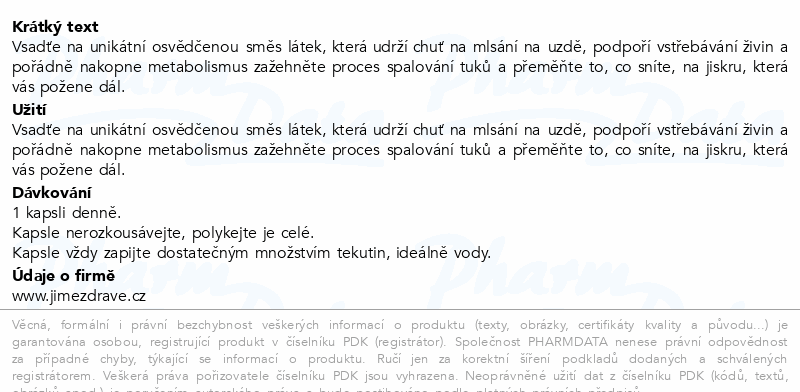 JZ Podpora metabolismu cps.60