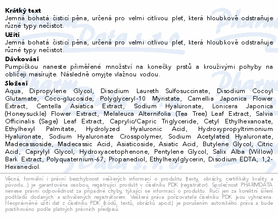 Pyunkang Yul čistící pěna pro citlivou pleť 150ml
