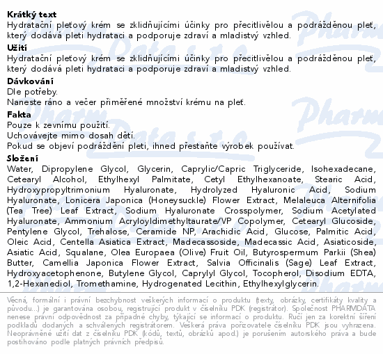 Pyunkang Yul hydratační pleťový krém 50ml
