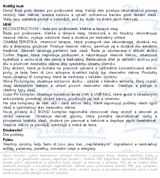 Alfaparf Milano SemiDiLino Rec.Anti-Break.fl.125ml