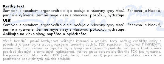Moroccanoil hydratační šampon 250ml