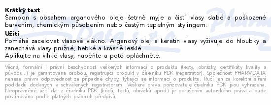 Moroccanoil regenerační šampon 250ml