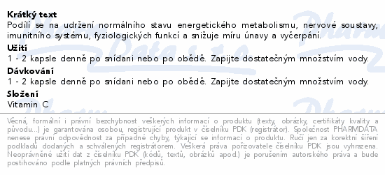 Verra Liposomální vitamin C tob.60
