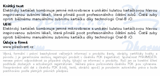 Oral-B iO Series 2 Calm Pink elektrický kartáček