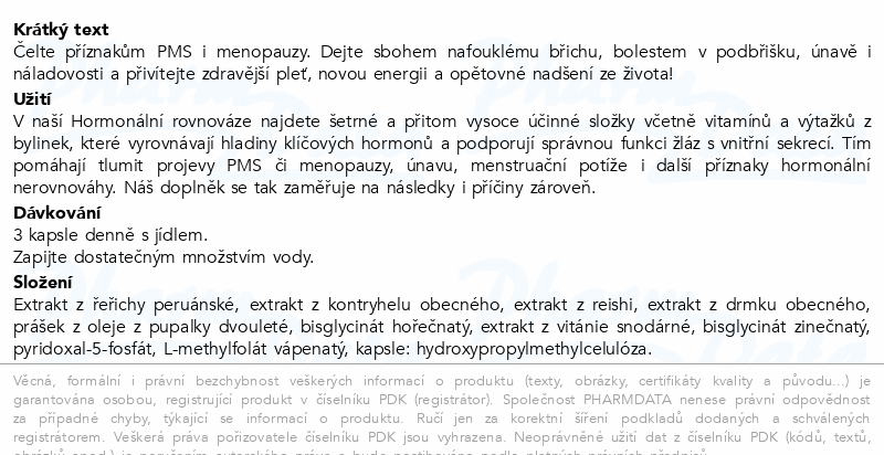 JZ Hormonální rovnováha cps.90