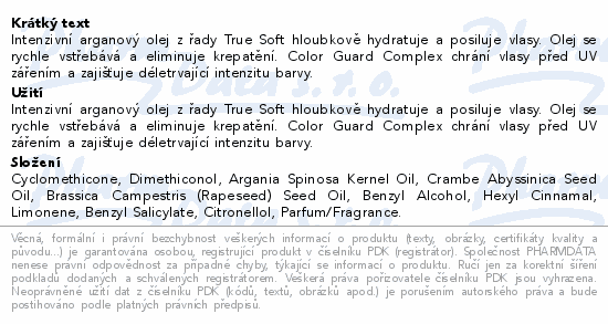 Maria Nila True Soft Argan Oil 30ml