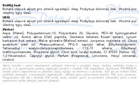 NEQI Hair Serum Opulent Oil 75ml