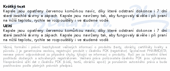 Ariel Plus Extra Stain Rem.gel.kaps.na praní 88ks