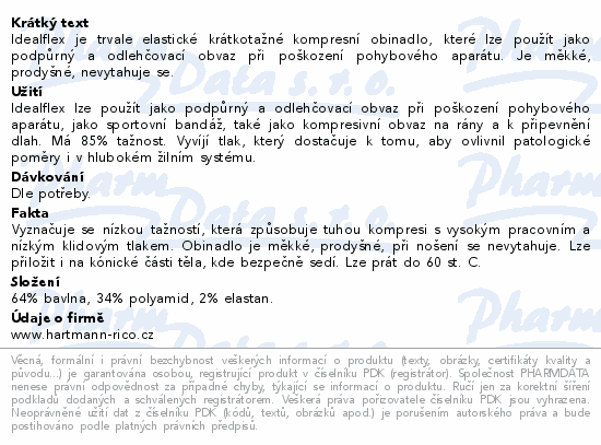 Obinadlo pružné krátkotažné Idealflex 6cmx5m