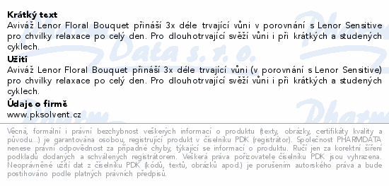 Lenor Flower Bouquet aviváž duopack 2x987ml