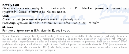 Bepanthen Derma Protecting Lipstick SPF50 4.5g