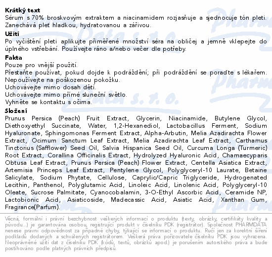 ANUA Peach 70+Niacin Serum 30ml