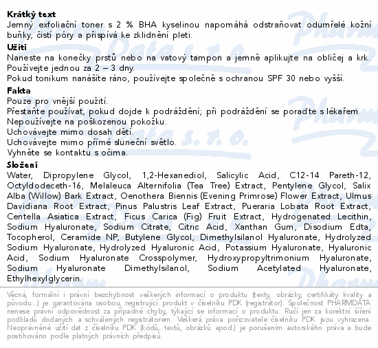 ANUA BHA 2% Gentle Exfoliating Toner 150ml